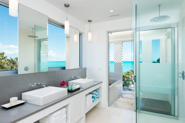 luxury vacation villa rental turks and caicos islands sandy shore aguaribay-8